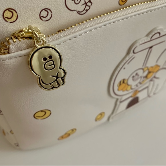 Boxlunch Line Friends Brown Backpack - Picture 6 of 10